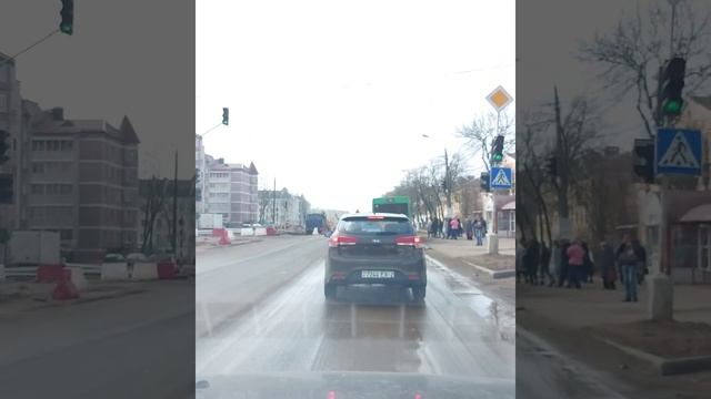 Сужение дороги и преимущество маршруток (п.125 ПДД). смотреть онлайн