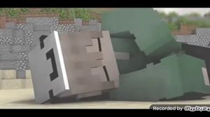 Minecraft animation Dream Green vs Dream Red