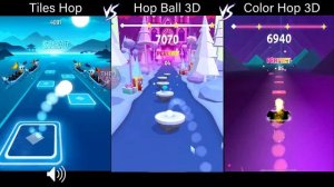 Tiles Hop VS Hop Ball 3D VS Color Hop 3D