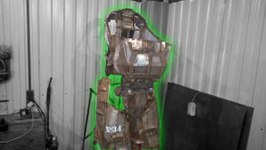 Сборка торса силовой брони из Fallout 4 в таймлапс.