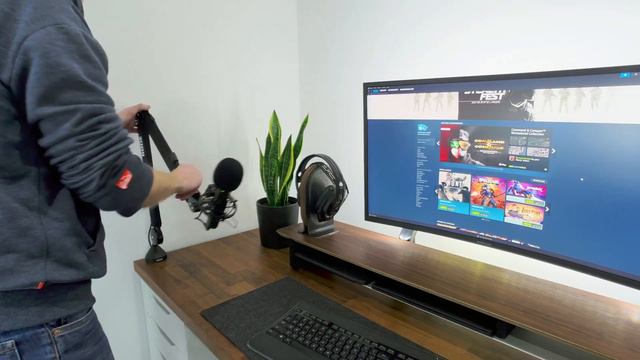 I Built My Dream Productivity & Gaming Desk Setup! смотреть онлайн