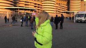 Милан, ФУТБОЛЬНЫЙ матч INTER, стадион SAN-SIRO