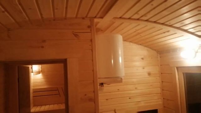 Шикарная баня из клееного бруса «Буханочка» // Обзор бани Глушакова