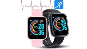 Y68 D20 Смарт-часы Bluetooth фитнес-трекер артериального дав