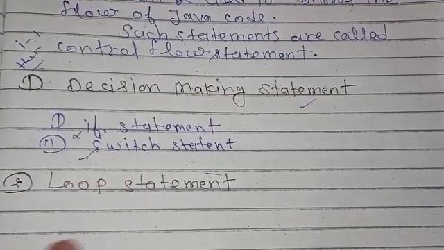 Java control statement| decision making statement in Java/what are controls