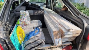 LADA GRANTA FL Перевозка панелей МДФ внутри салона кузов лифтбек