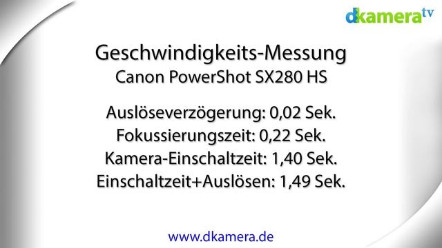 Canon PowerShot SX280 HS Test (3/7): Geschwindigkeit смотреть онлайн