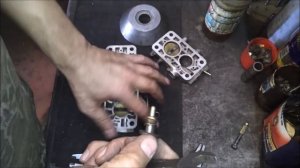 Карбюратор Озон. Кольцевой распылитель холостого хода. Съемник распылителя.