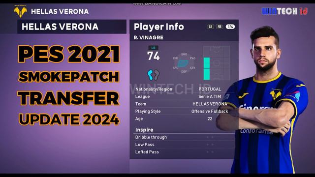 PES 2021 NEW SMOKEPATCH OPTION FILE SEASON 2024 V2
