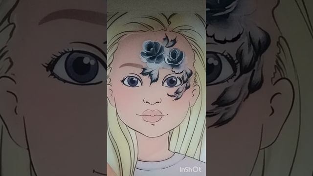 Аквагрим цветы. История про почту . Часть 4