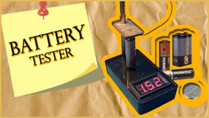 Автономный тестер для батареек и аккумуляторов своими руками.