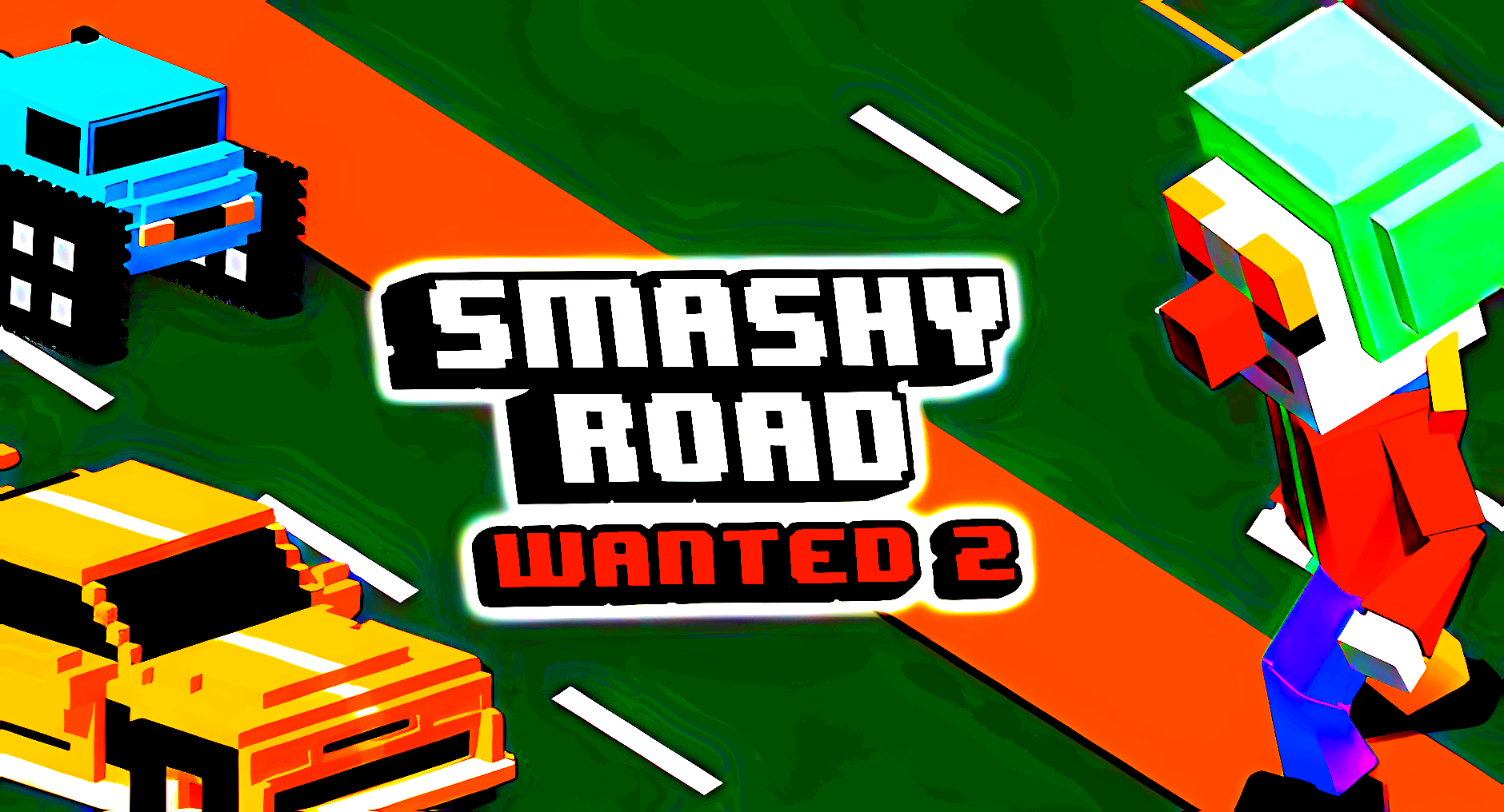 Smashy Road Wanted 2 геймплей игры для Android🔘🔵🔴 🅰🅽🅳🆁🅾🅸🅳🅿🅻🆄🆂👹 #Smashy Road Wanted 2