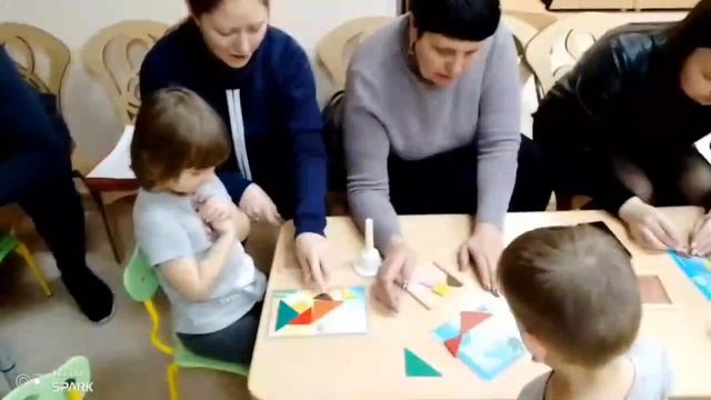 Семейный турнир по ТАНГРАМ. Детско-родительская встреча в группе "Колобок".