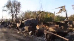 Луганск, Лутугино. Последствия боев в городе Опол