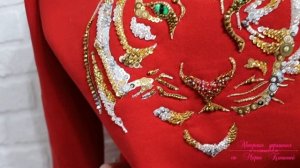 Вышивка люневильским крючком на одежде. Видеопрезентация вышивка ручной работы