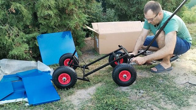 Тележка садовая "Крестьянка" - сборка, обзор