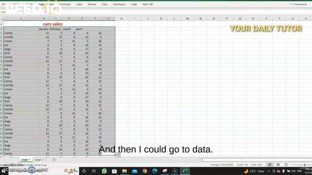 Excel Core Tutorial for Beginner. Part 12. #excel #exceltutorial