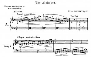 Лекуппе Ф. "Алфавит", ор. 17 [Этюды для начинающих]