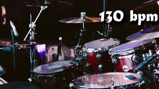 130 Bpm Drum Track Batería - Straight Beat Eighth Notes смотреть онлайн