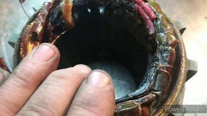 Ремонт,перемотка однофазного двигателя с центробежным выключателем. (1 часть)