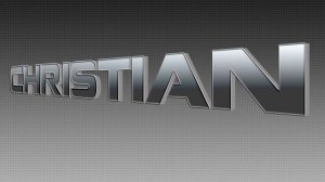 Photoshop CS5 3D text Christian Design layer series