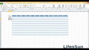 Как в Excel (экселе) сделать таблицу?
