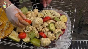 Дачная кухня. Цветная капуста на мангале