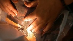 Как сделать картину из остатков ткани!? Стежка, апликация, текстильная картина!