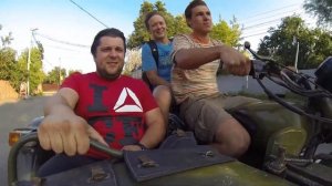 Покатушки на Днепре с коляской)))