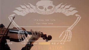 Megalovania - Undertale - Violin Cover