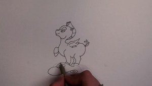 Как нарисовать милого пегаса легко, рисунки для детей How to Draw a Pegasus