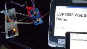 ESP8266 websocket led test