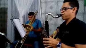 Clarone,sax barítono,trombone,sax soprano,clarinete(Fajardo Valinhos)