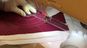 RULER QUILTING  Radiating Lines on a HOME MACHINE Part 2