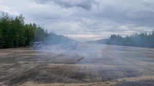 Паджеро 2 и Навара.  Mitsubishi Pajero 2 off-road. Nissan Navara D40