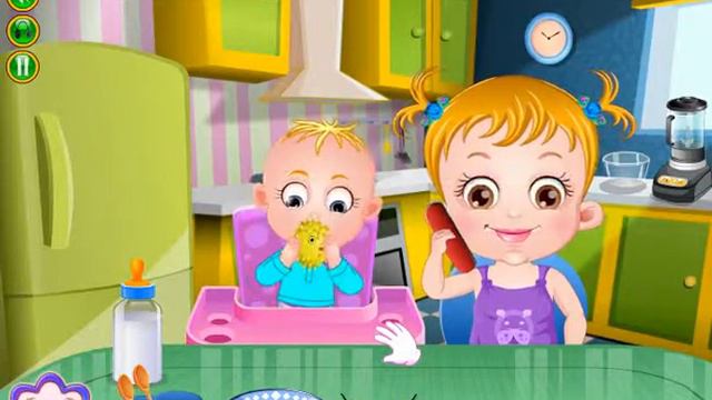 Игра День братьев и сестёр (Baby Hazel siblings day) смотреть онлайн