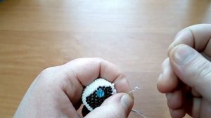 Сиамский котёнок из бисера. Часть 3. Голова. Амигуруми из бисера