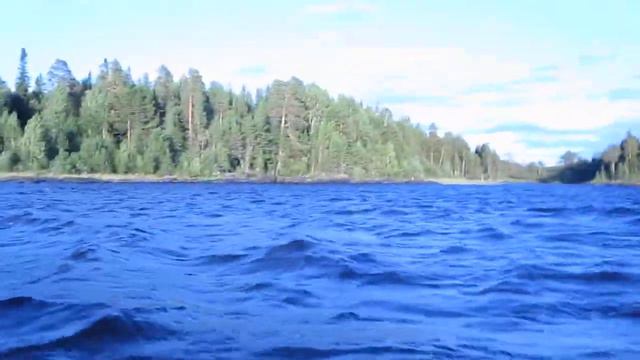 Карелия, Охта 2009 По озеру на моторе смотреть онлайн