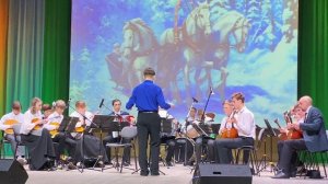 Оркестр русских народных инструментов! Звучит Тройка Свиридова!🎸🎹🎷🎶🎵🎧