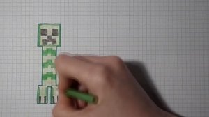 КАК нарисовать КРИПЕРА И ЭНДЕРМЕНА из майнкрафт/252/CREEPER AND ENDERMAN from minecraft