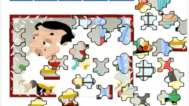 animated mr bean cartoon children dinner game puzzle 48 смотреть онлайн