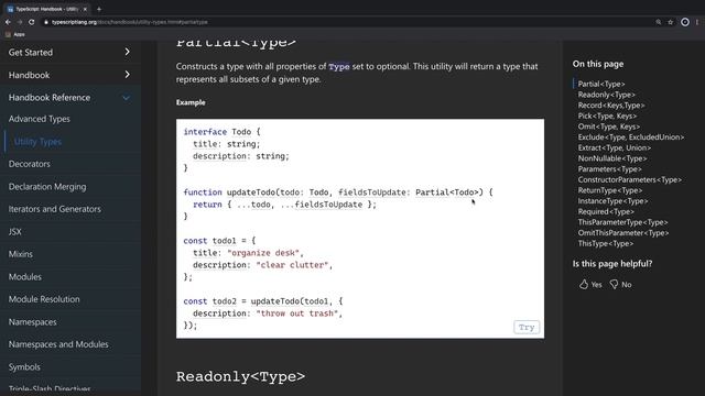 TypeScript - Utility Types [Tür 22] | Adventskalender 2020, TIMETOACT GROUP