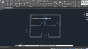 AutoCAD 2D: House Floor Plan Drafting with Dynamic Blocks