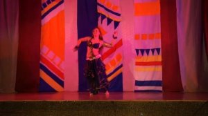 "Джуна" 24.01.2014 Дудинская Марина - сольный танец с сагатами