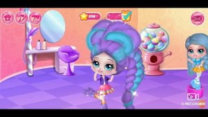 Мультик. Играем в куклы Candylocks. Делаем прически. Candylocks Hair Salon Style Cotton Candy Hair