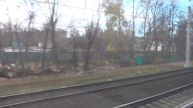 Москва из окна поезда