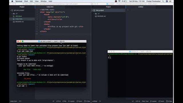 Git Tutorial in hindi #2 Basic Commands | Learn best version control system Git смотреть онлайн