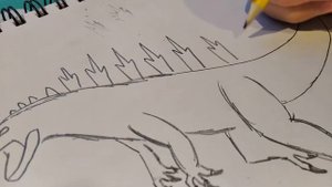 Как нарисовать Годзиллу 2019 ? карандашом поэтапно и легко! How to draw Godzilla 2019 step by step