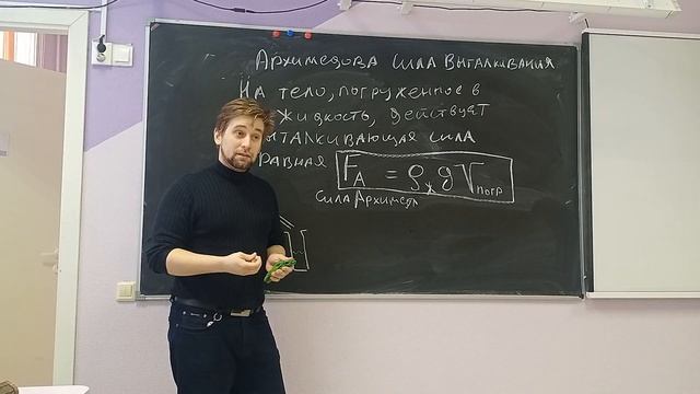 Урок по теме Сила Архимеда