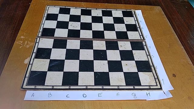 Шахматная доска и координаты фигур смотреть онлайн